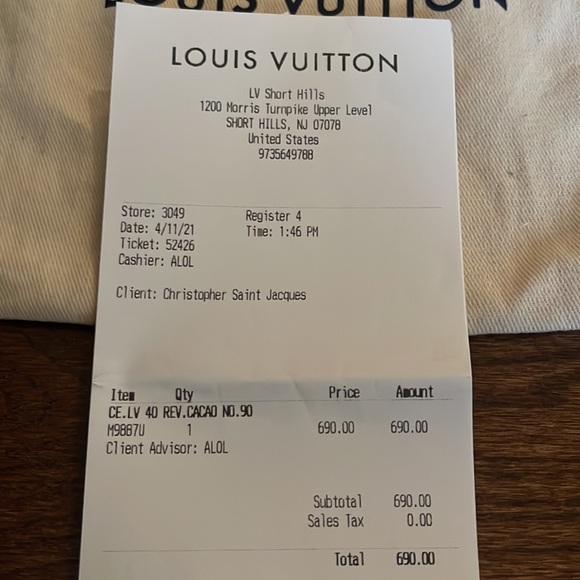 LV INITIALES 40MM REVERSIBLE - Picture 7 of 7